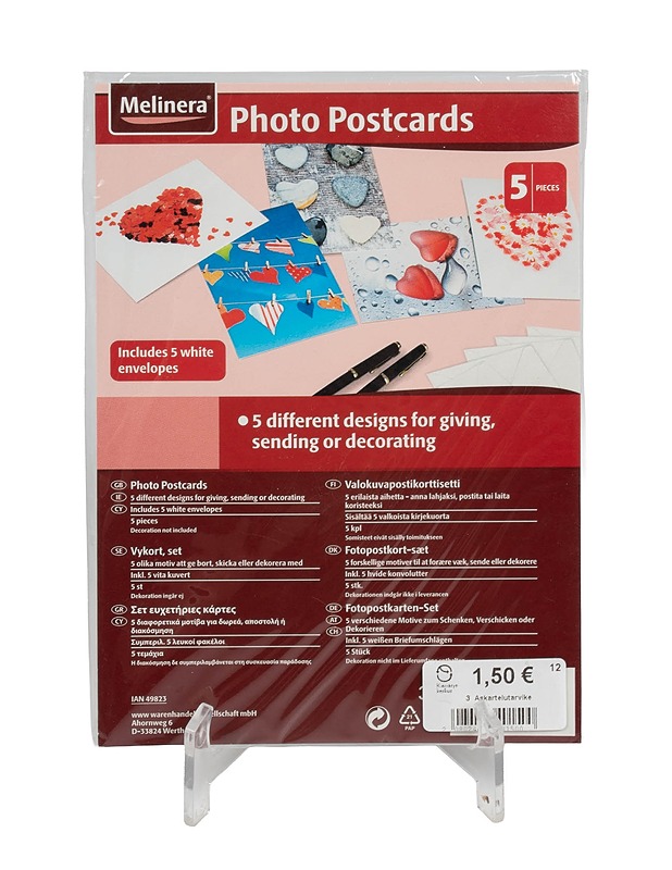 MELINERA valokuvapostikorttisetti - Askartelu - 10105504997 - 1