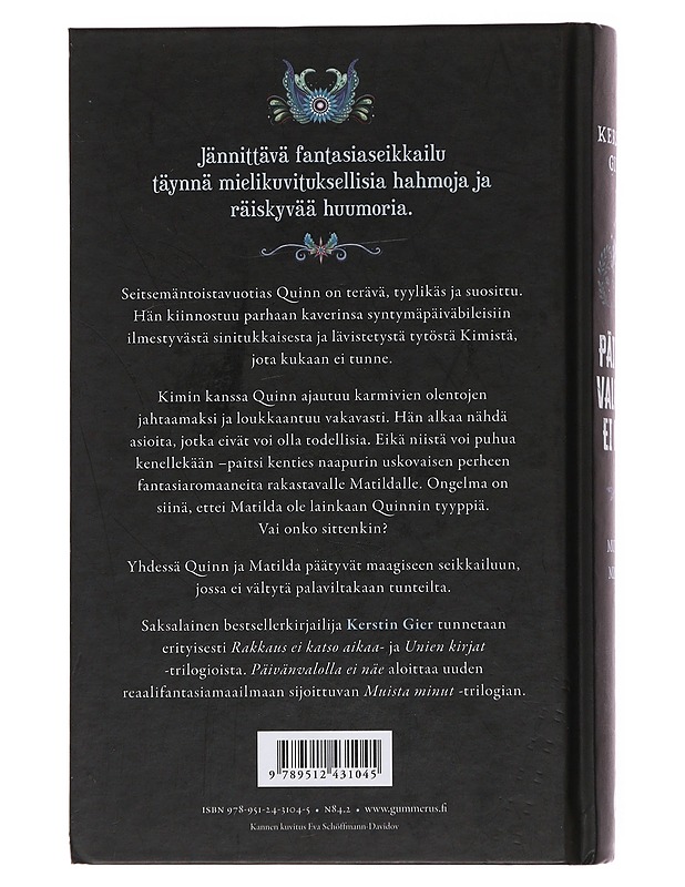 Päivänvalolla ei näe - Gier, Kerstin - Fantasia- ja scifi - 10105505024 - 1