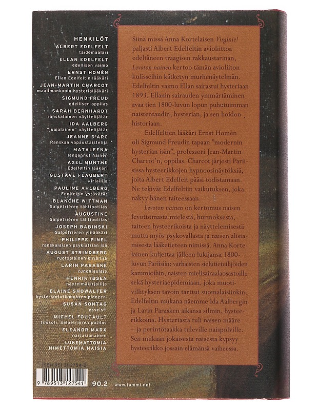 Levoton nainen : hysterian kulttuurihistoriaa - Anna Kortelainen - Elämäkerrat ja muistelmat - 10105505029 - 1