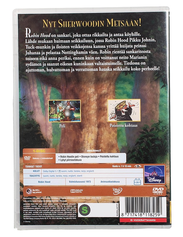 Robin Hood - DVD - DVD-elokuvat - 10105505034 - 1