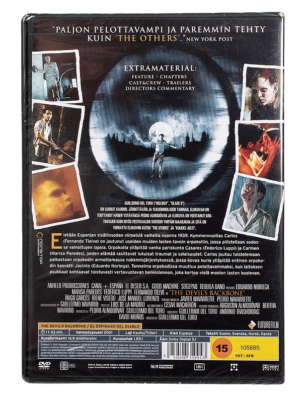 The Devil's Backbone - DVD - DVD-elokuvat - 10105505038 - 1