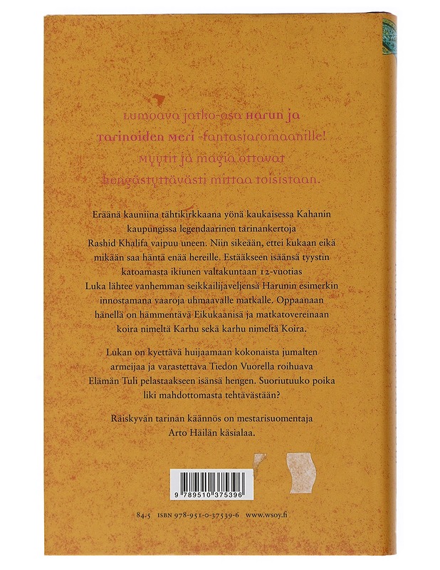 Luka ja elämän tuli - Rushdie, Salman - Fantasia- ja scifi - 10105505063 - 1