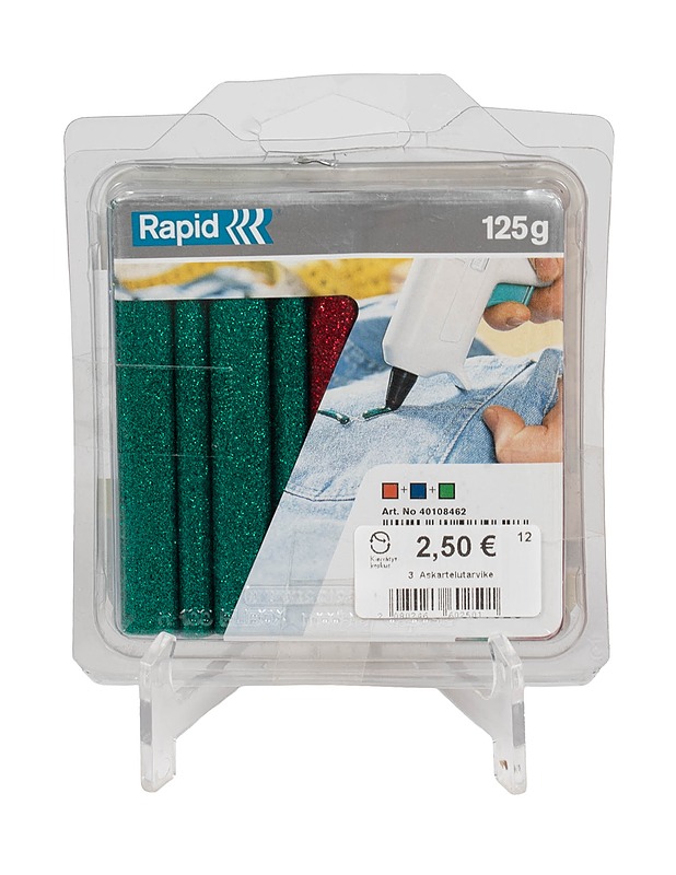 RAPID glitter-kuumaliimapuikkopakkaus 125 g - Askartelu - 10105505120 - 1