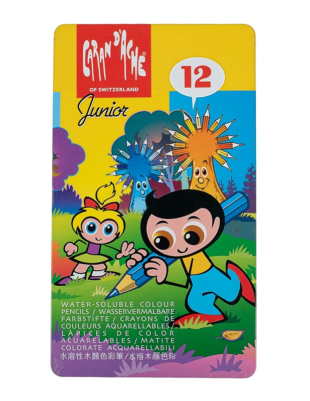 CARAN D'ACHE Junior akvarellipuuvärikynät - Askartelu - 10105505125 - 0