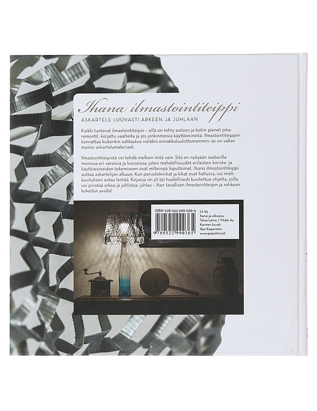 Ihana ilmastointiteippi : tarttuvaa teippiaskartelua : askartele luovasti arkeen ja juhlaan - Sirkkiä, Päivi - Käsityökirjat - 10105505131 - 1