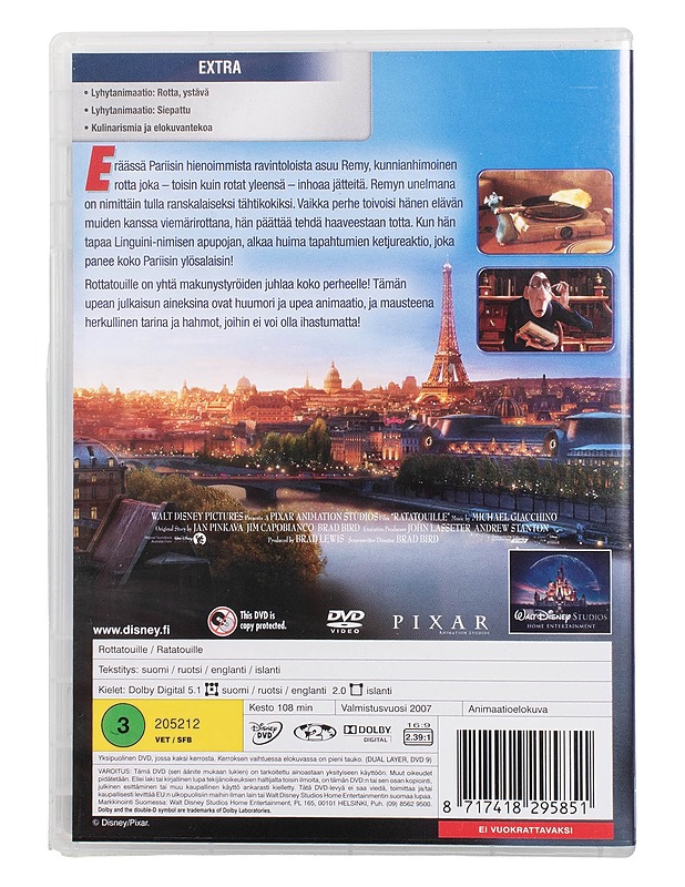 Rottatouille - DVD - DVD-elokuvat - 10105505164 - 1