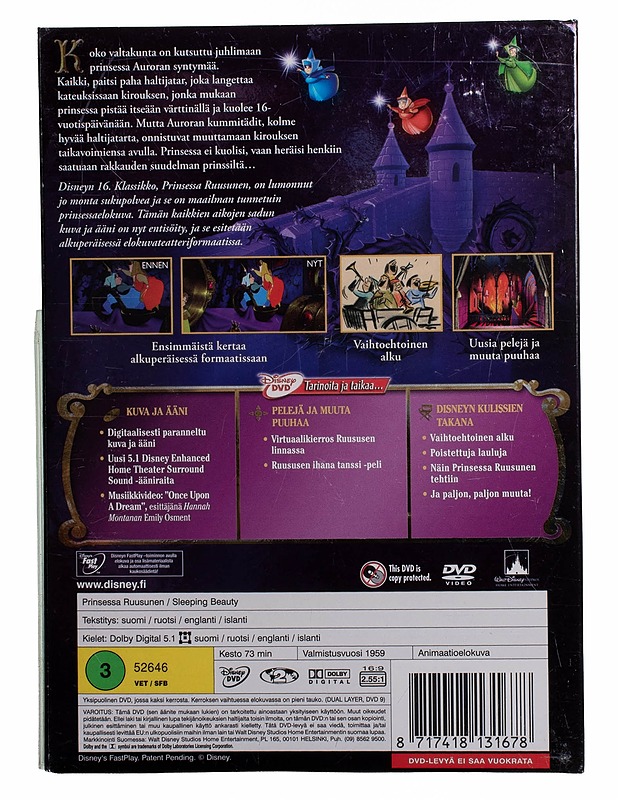 Prinsessa Ruusunen - DVD - DVD-elokuvat - 10105505167 - 1