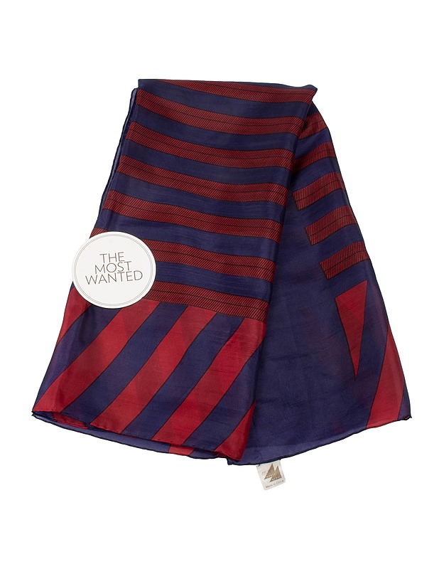 MARJA KURKI Raidallinen silkkihuivi - Kaulahuivit - 10105505173 - 0