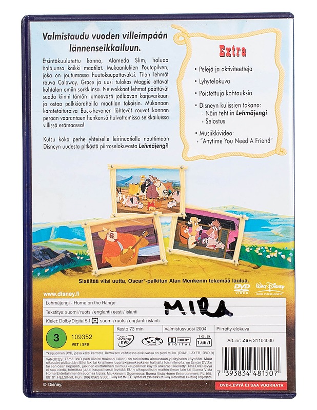 Lehmäjengi - DVD - DVD-elokuvat - 10105505187 - 1
