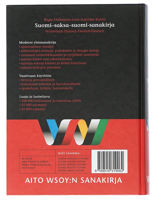 Suomi-saksa-suomi-sanakirja - Böger, Joachim - Opetusmateriaaleja ympäristökasvatukseen - 10105505191 - 1