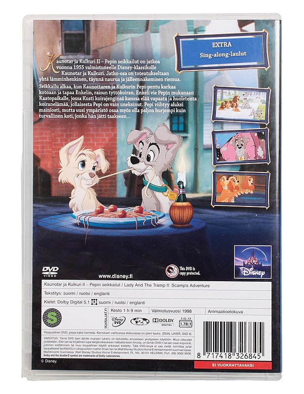 Kaunotar Ja kulkuri II: Pepin Seikkailut - DVD - DVD-elokuvat - 10105505189 - 1