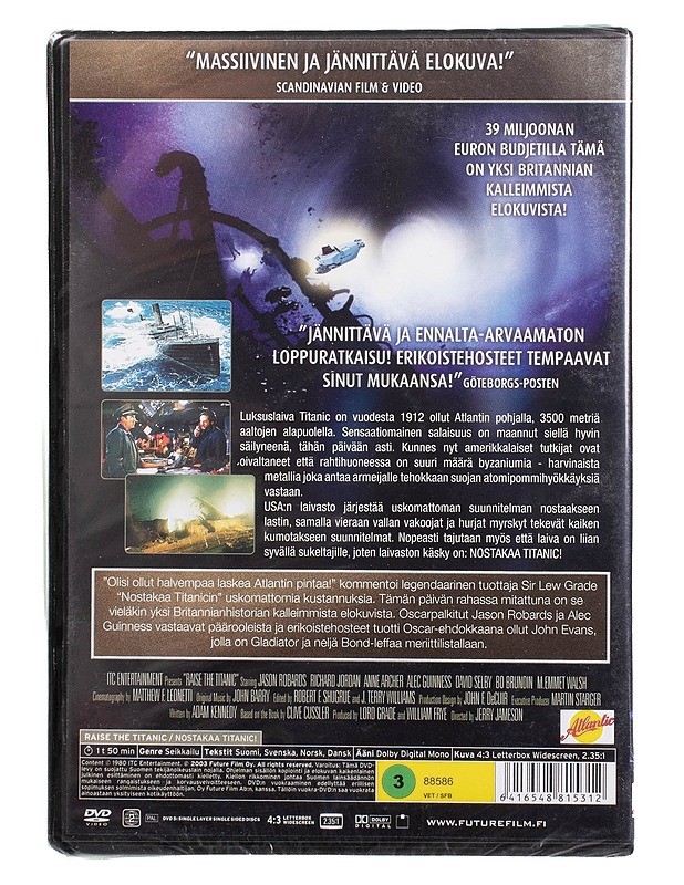 Nostakaa Titanic! - DVD - DVD-elokuvat - 10105505202 - 1