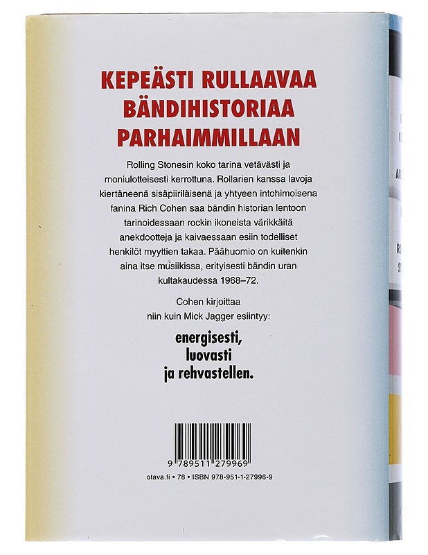 Aurinko & kuu & Rolling Stones - Cohen, Rich - Tietokirjat - 10105505229 - 1