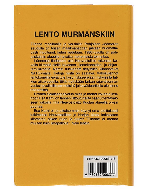 Lento Murmanskiin - Penttilä, Eino - Jännitys ja dekkarit - 10105505278 - 1