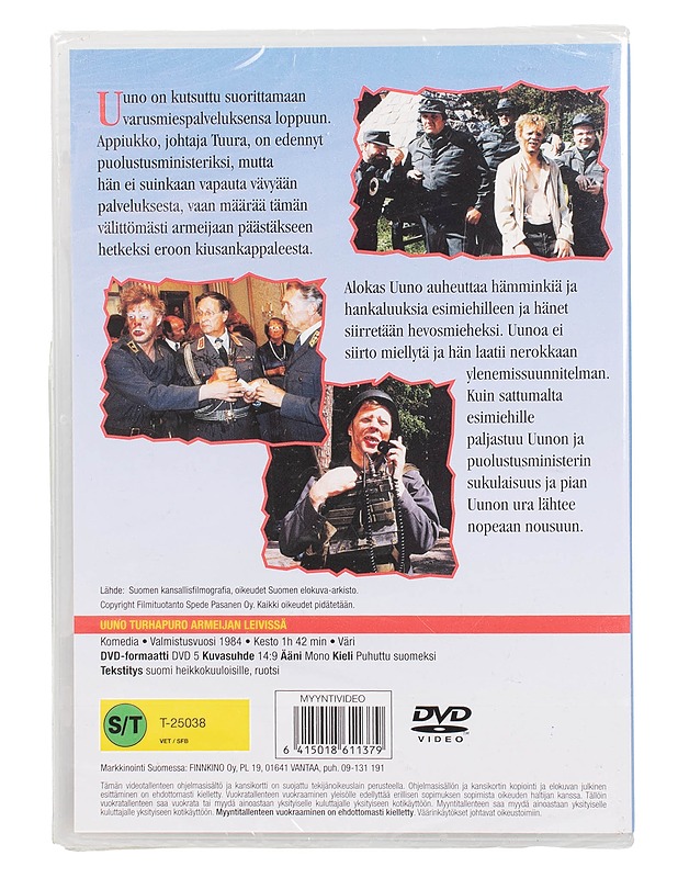 Uuno Turhapuro Armeijan Leivissä - DVD - DVD-elokuvat - 10105505314 - 1