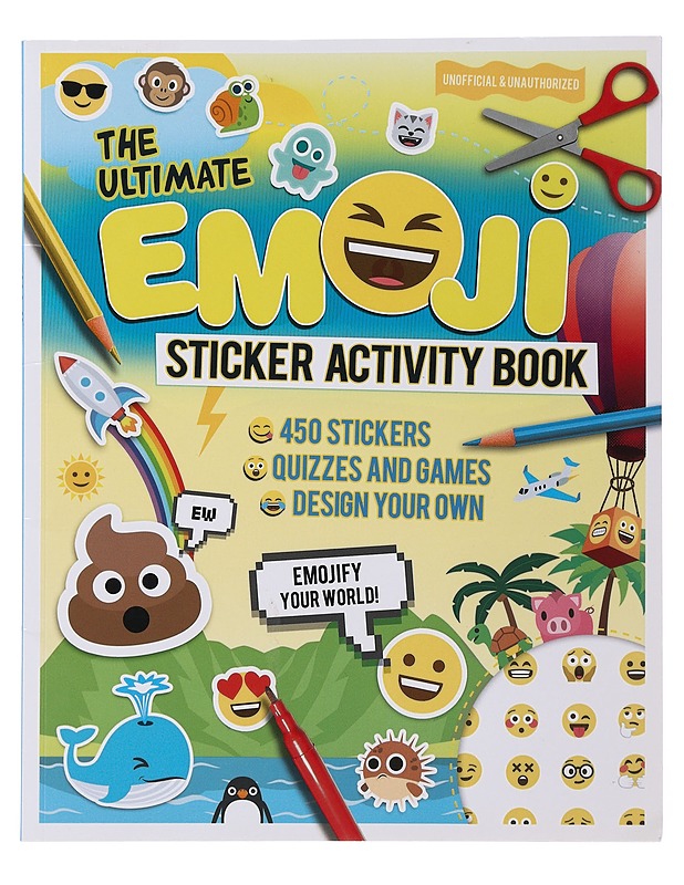The Ultimate Emoji Sticker Activity Book - Malcolm Croft - Lastenkirjat - 10105505325 - 0