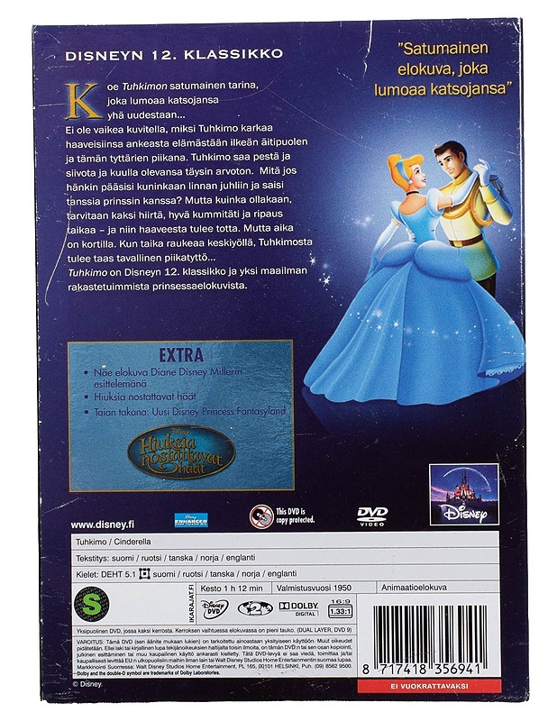 Tuhkimo - DVD - DVD-elokuvat - 10105505344 - 1