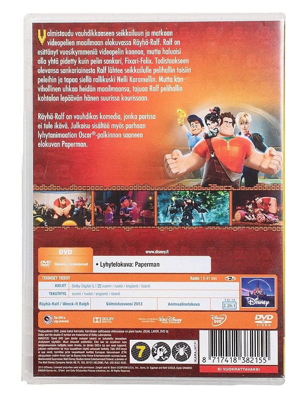 Räyhä-Ralf - DVD - DVD-elokuvat - 10105505360 - 1