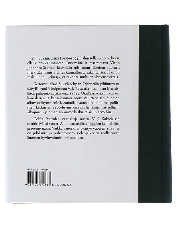 Taloton talonpoika - maaton maalaisliittolainen : V. J. Sukselainen 1906-1945 - Pekka Perttula - Elämäkerrat ja muistelmat - 10105505355 - 1