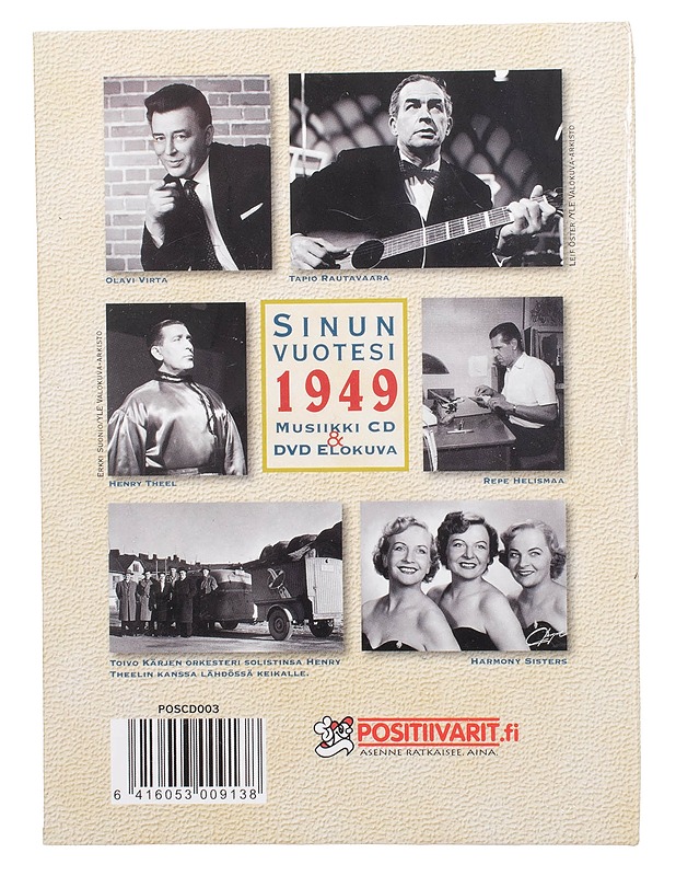 Sinun Vuotesi 1949 - DVD ja CD - DVD-elokuvat - 10105505371 - 1