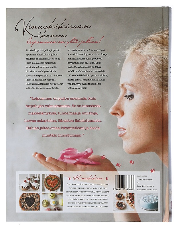 Kinuskikissa leipoo : tervetuloa juhliin! - Visa, Sini - Ruokakirjat - 10105505402 - 1
