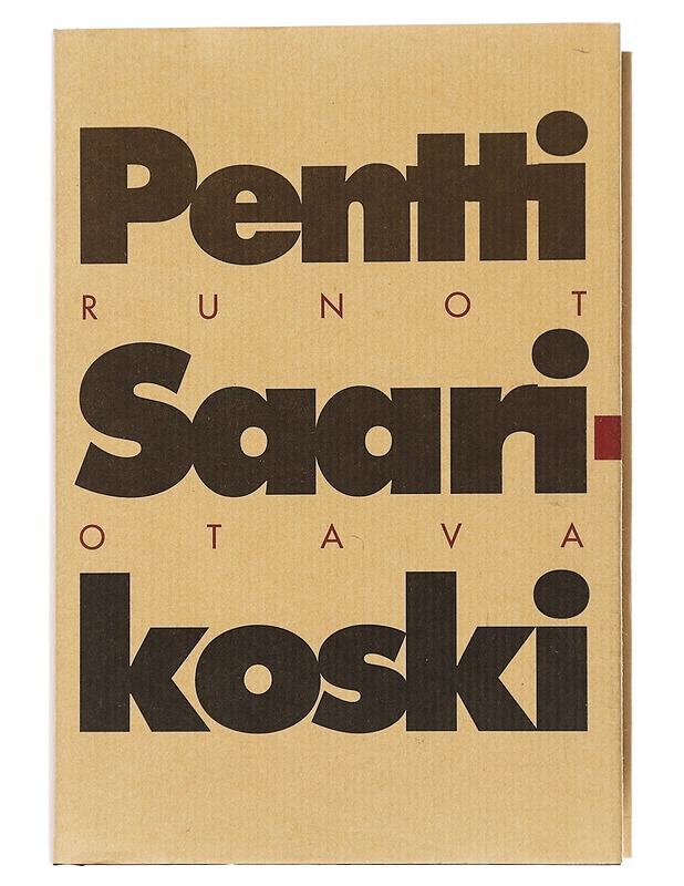 Runot - Pentti Saarikoski - Runot ja näytelmät - 10105505454 - 0