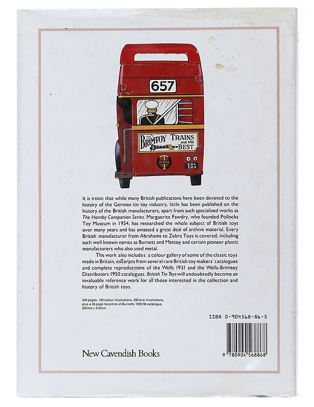 British tin toys : including an A-Z of British metal toy makers - Marguerite Fawdry - Tietokirjat ja oppaat - 10105505508 - 1