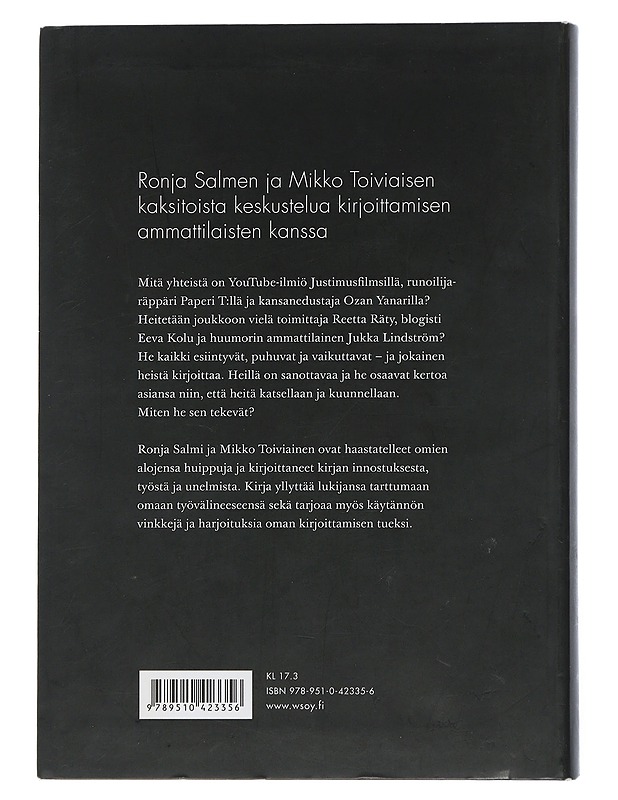 12 tarinaa kirjoittamisesta - Salmi, Ronja - Elämäkerrat ja muistelmat - 10105505519 - 1