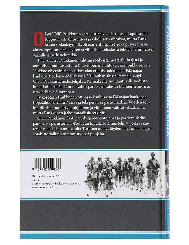 Päämajan tiedustelija - Paukkunen, Olavi - Elämäkerrat ja muistelmat - 10105505547 - 1