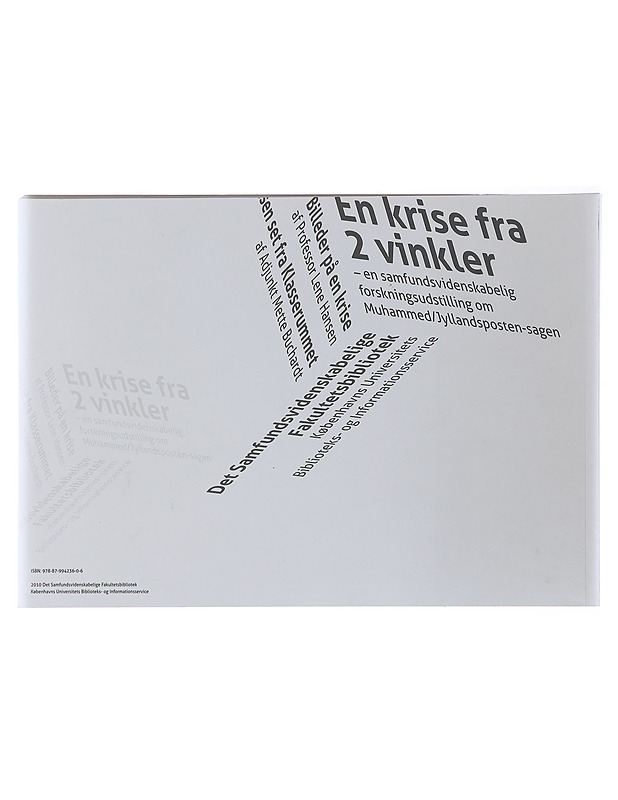 En Krise Fra 2 Vinkler - Taide- ja kulttuurikirjat - 10105505554 - 1