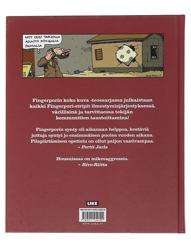 Fingerporin koko kuva. 11, Kaiken kestävä - Pertti Jarla - Sarjakuvat - 10105505567 - 1