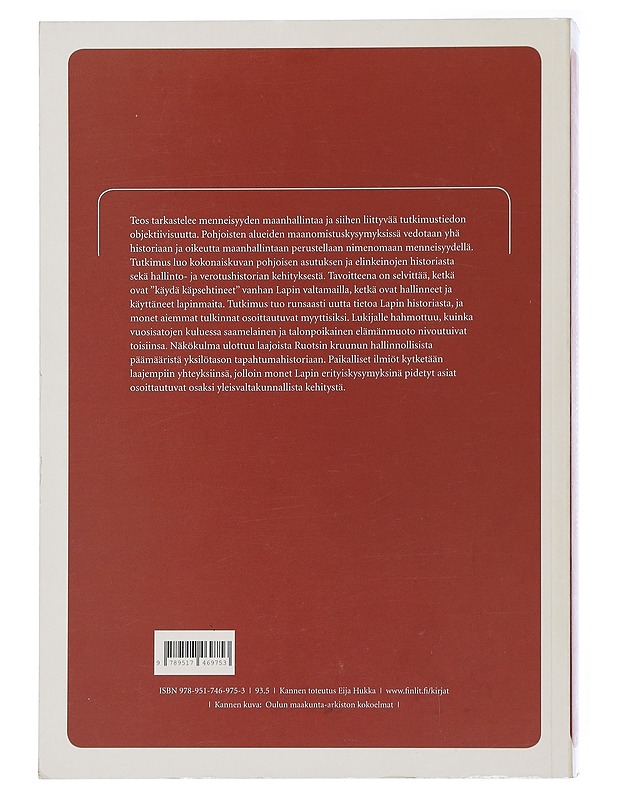 Vanhan Lapin valtamailla - Enbuske, Matti - Historiakirjat - 10105505581 - 1