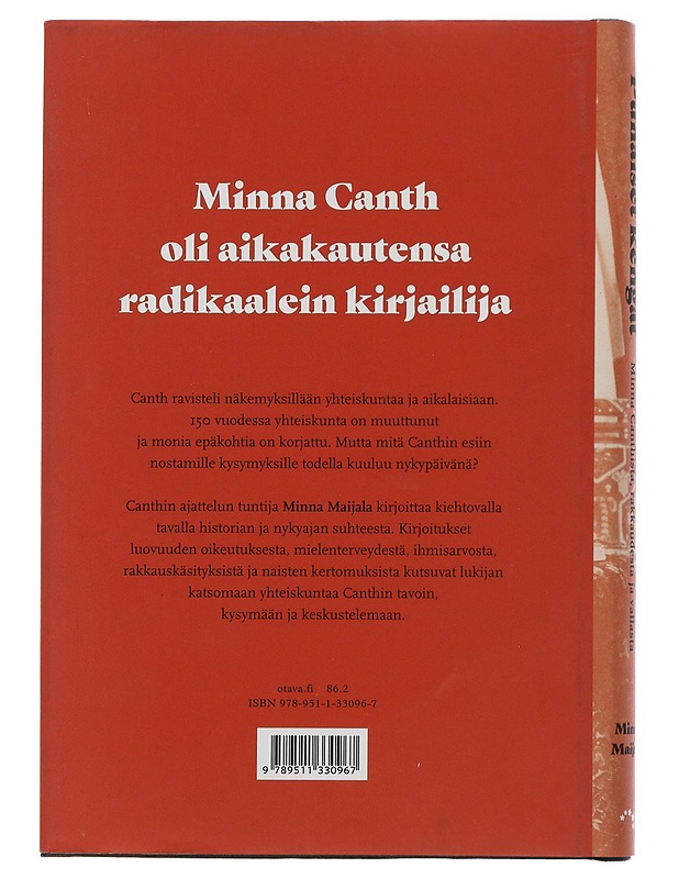 Punaiset kengät : Minna Canthista, rakkaudesta ja vallasta : esseitä - Minna Maijala - Elämäkerrat ja muistelmat - 10105505599 - 1