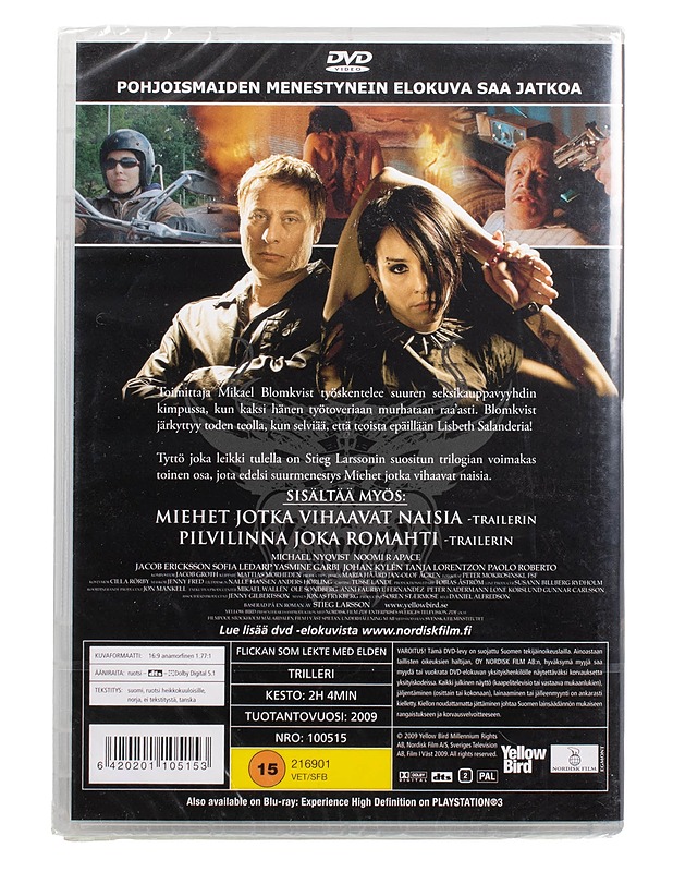 Tyttö joka leikki tulella - DVD - DVD-elokuvat - 10105505607 - 1