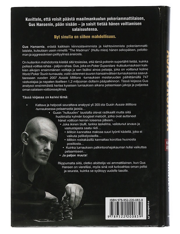 Pokeriammattilaisen ajatuksissa - Hansen, Gus - Tietokirjat ja oppaat - 10105505618 - 1
