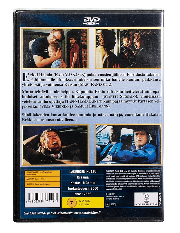 LAKEUDEN KUTSU - DVD - DVD-elokuvat - 10105505614 - 1