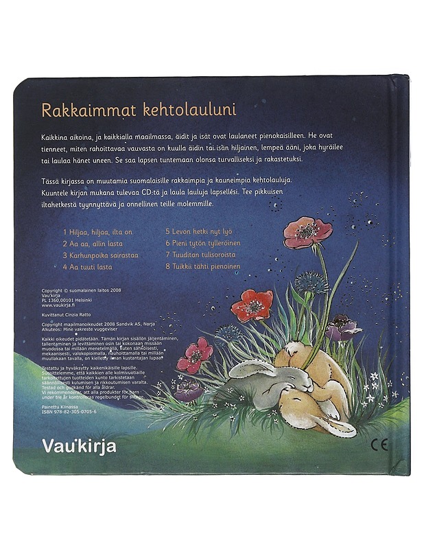 Rakkaimmat kehtolauluni - Cinzia Ratto - Lastenkirjat - 10105505734 - 1