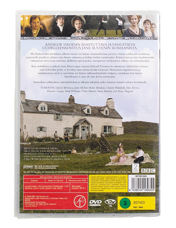Järki ja tunteet - DVD - DVD-elokuvat - 10105505745 - 1