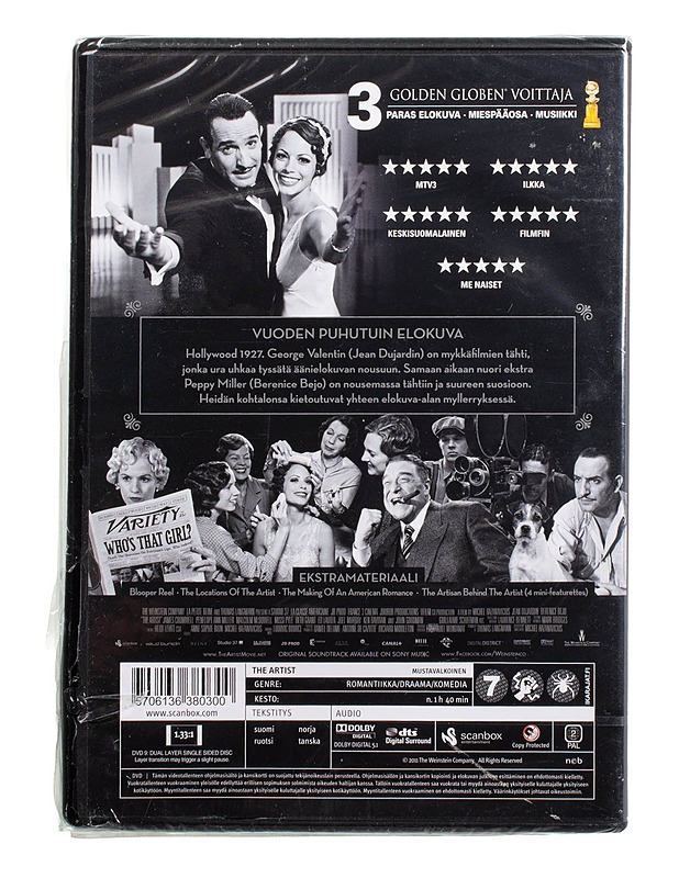 The Artist - DVD - DVD-elokuvat - 10105505816 - 1