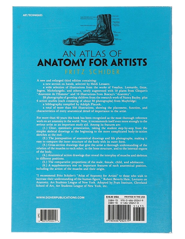 An Atlas of Anatomy for Arts - Schider, Fritz - Harrastekirjat - 10105505846 - 1
