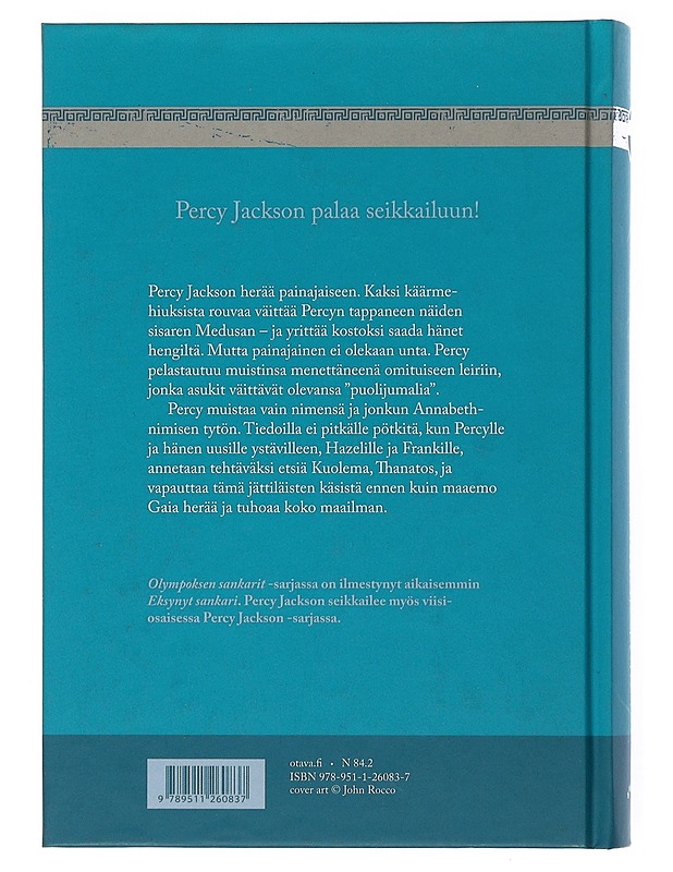 Olympoksen sankarit 2 : Merenjumalan poika - Riordan, Rick - Fantasia- ja scifi - 10105505887 - 1