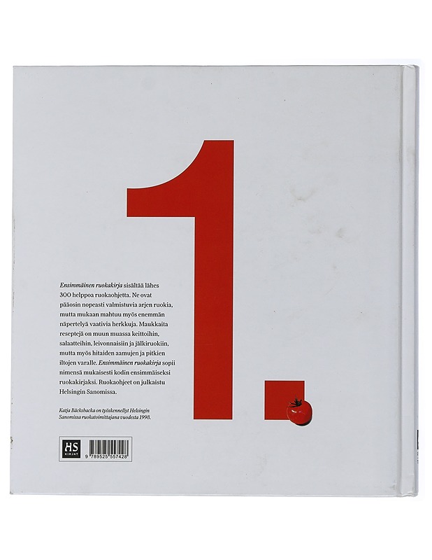 Ensimmäinen ruokakirja - Bäcksbacka, Katja - Ruokakirjat - 10105506042 - 1