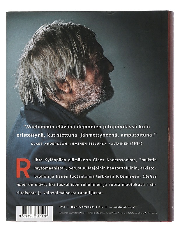 Utelias mieli : Claes Anderssonin elämä - Riitta Kylänpää - Elämäkerrat ja muistelmat - 10105506044 - 1