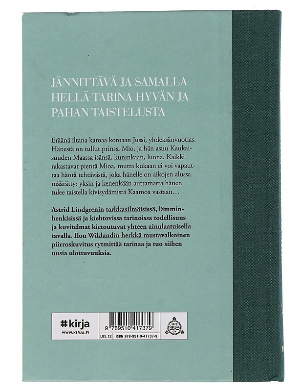 Mio, poikani Mio - Lindgren, Astrid - Lastenkirjat - 10105506107 - 1