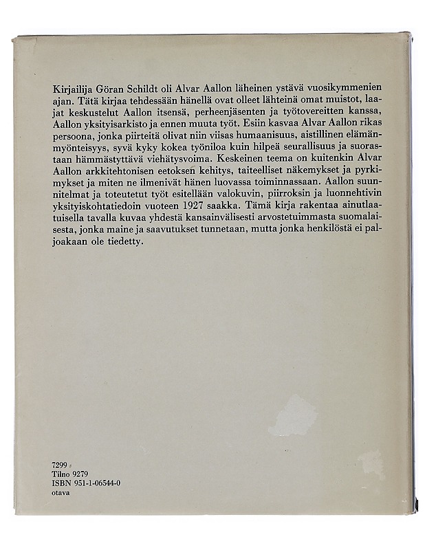 Valkoinen pöytä : Alvar Aallon nuoruus ja taiteelliset perusideat - Schildt, Göran - Elämäkerrat ja muistelmat - 10105506121 - 1