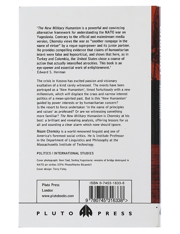 The New Military Humanism : Lessons From Kosovo - Noam Chomsky - Historiakirjat - 10105506122 - 1