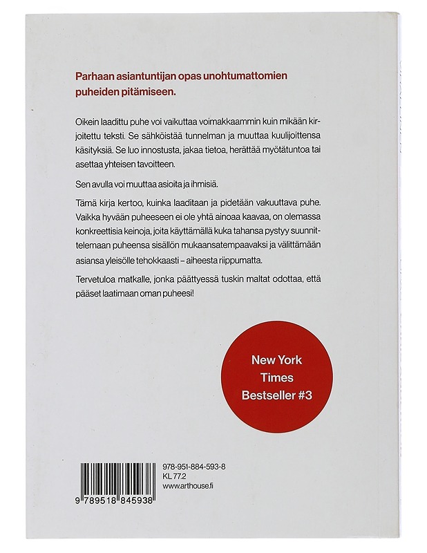 Virallinen TED-opas : puhu ja vakuuta yleisösi - Anderson, Chris - Tietokirjat ja oppaat - 10105506165 - 1
