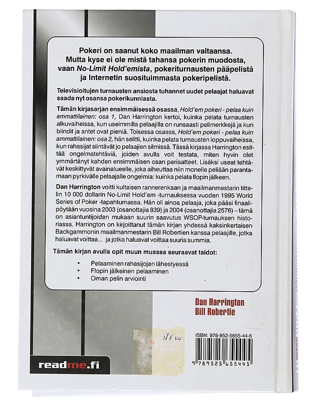 Hold'em pokeri : pelaa kuin ammattilainen 3 - Harrington, Dan - Tietokirjat ja oppaat - 10105506181 - 1
