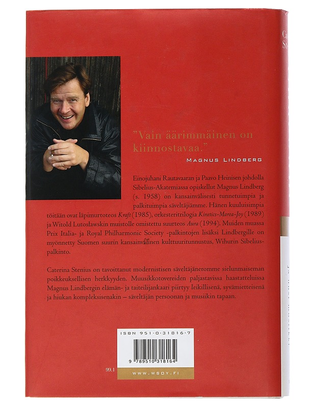 Chaconne : Magnus Lindberg ja uusi musiikki - Stenius, Caterina - Elämäkerrat ja muistelmat - 10105506204 - 1