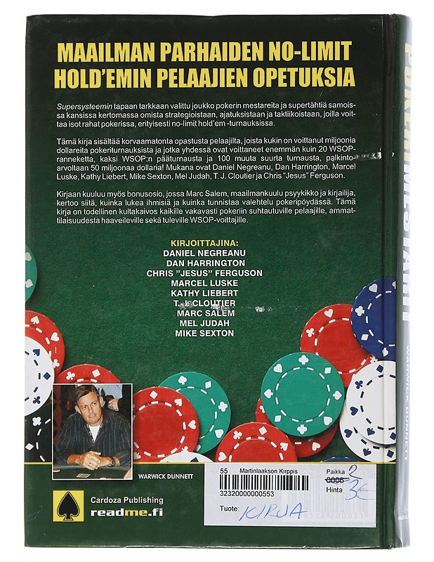 Pokerimestarit - Dunnett, Warwick - Tietokirjat ja oppaat - 10105506207 - 1